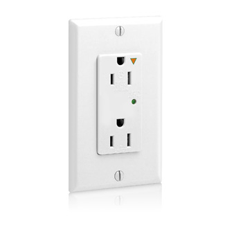 Leviton 5280-IGW 15 A 125 VAC Surge Protection White