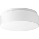 Progress 119359 P730005-030-30 Drums and Clouds 1-Light 11 in LED Drum Flush Mount, White