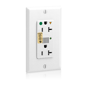 Leviton 8380-IGW 20 A 125 VAC Surge Protection White