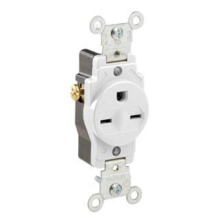 Leviton 5029-W 15 A 250 VAC Wall Plate White