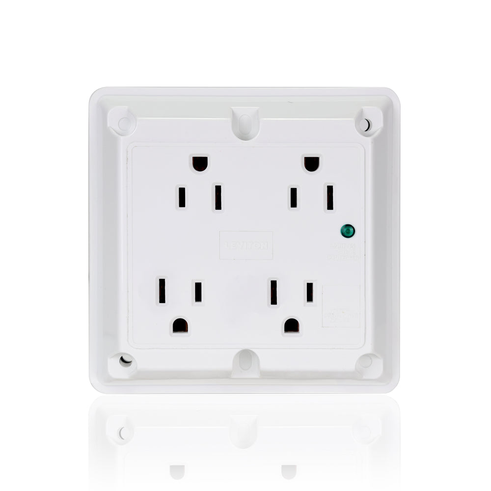 Leviton 5480-W 15 A 125 VAC Surge Protection White