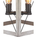 Progress 41145 P500178-143 Briarwood 15-1/2 in 4-Light Foyer Pendant, Graphite
