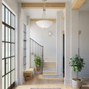 Progress 23055 P3914-09 Gather 2-Light Foyer Pendant, Brushed Nickel