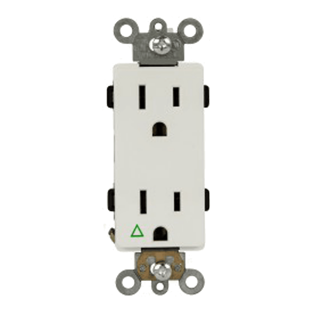 Isolated Ground Decorator Duplex Receptacle