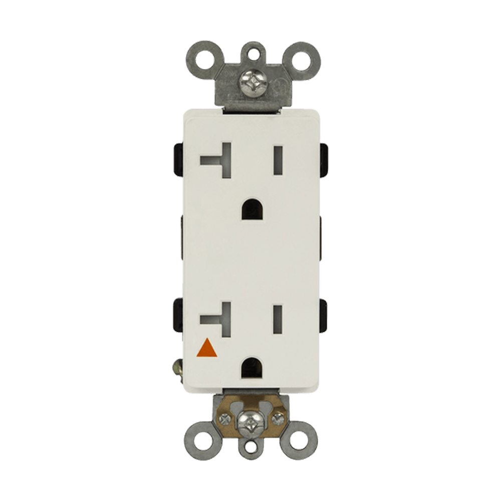 Isolated Ground 20A Decorator Duplex Receptacle
