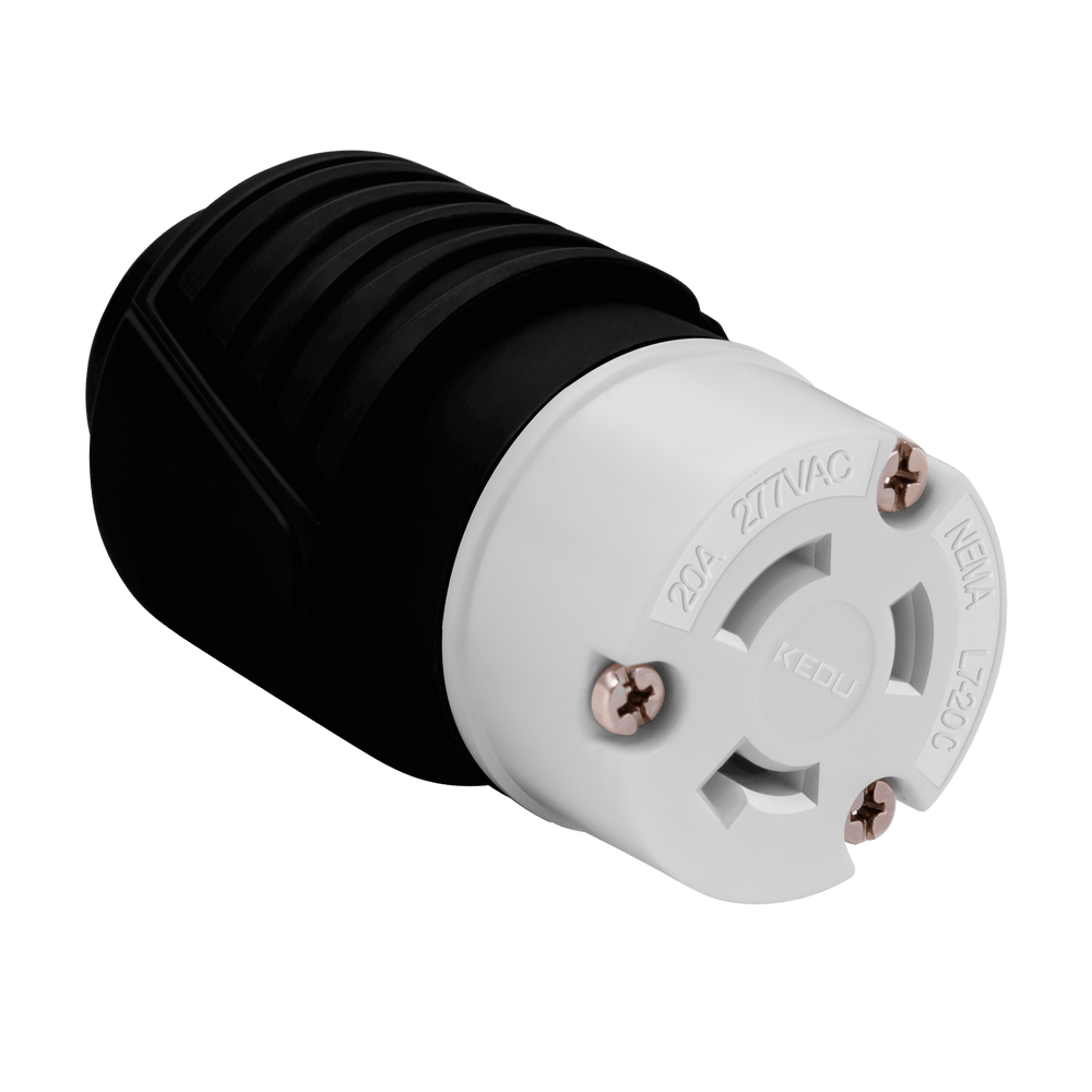 Industrial Grade Locking Cord Connector, 20A, L7-20C