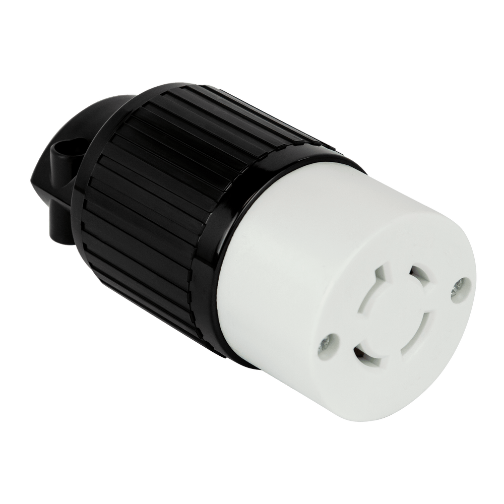 Industrial Grade Locking Cord Connector, 20A, L15-20C