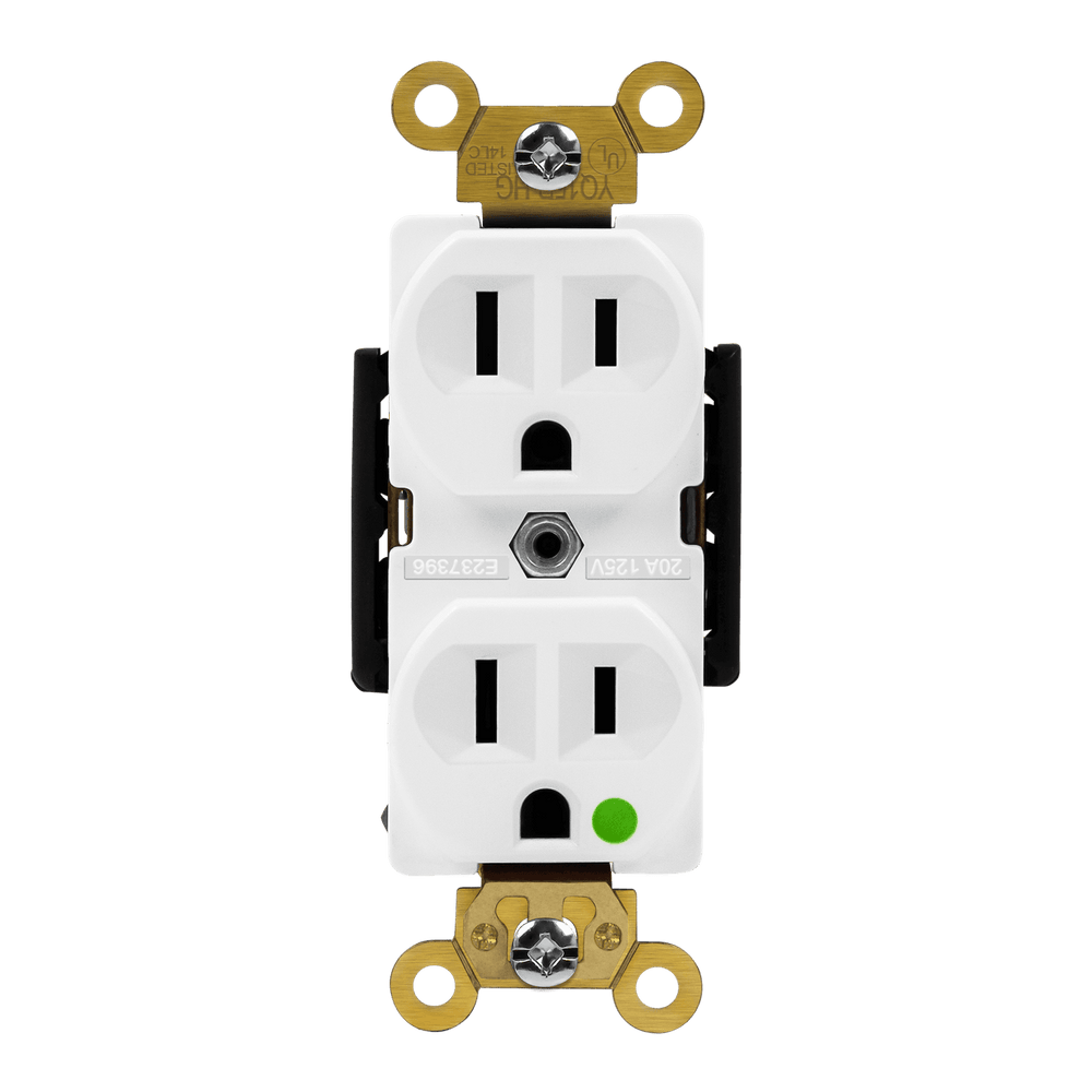 Hospital Grade 15A Duplex Receptacle, 5-15R