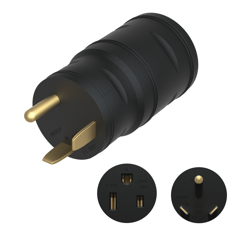 Compact Adapter NEMA TT30P to 6-50R