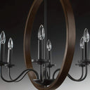 Progress 118560 P400081-020 Fontayne 6-Light Design Series Chandelier Ceiling Light, Antique Bronze