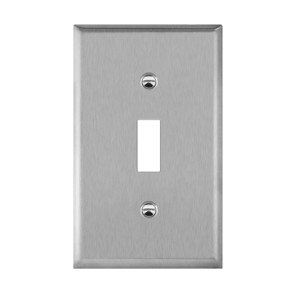 Toggle Switch One-Gang Metal Wall Plate