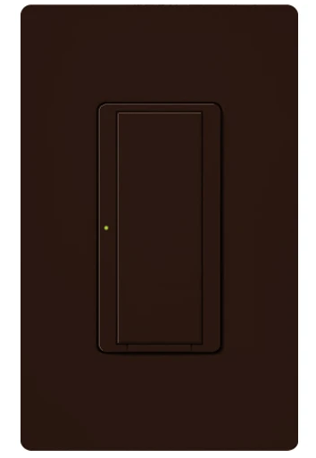 Lutron Vive Maestro Wireless Switch, 8A Light/5.8A Fan, Single Pole/Maestro, Neutral Required, 120V, MRF2S-8ANS120-BR, Brown