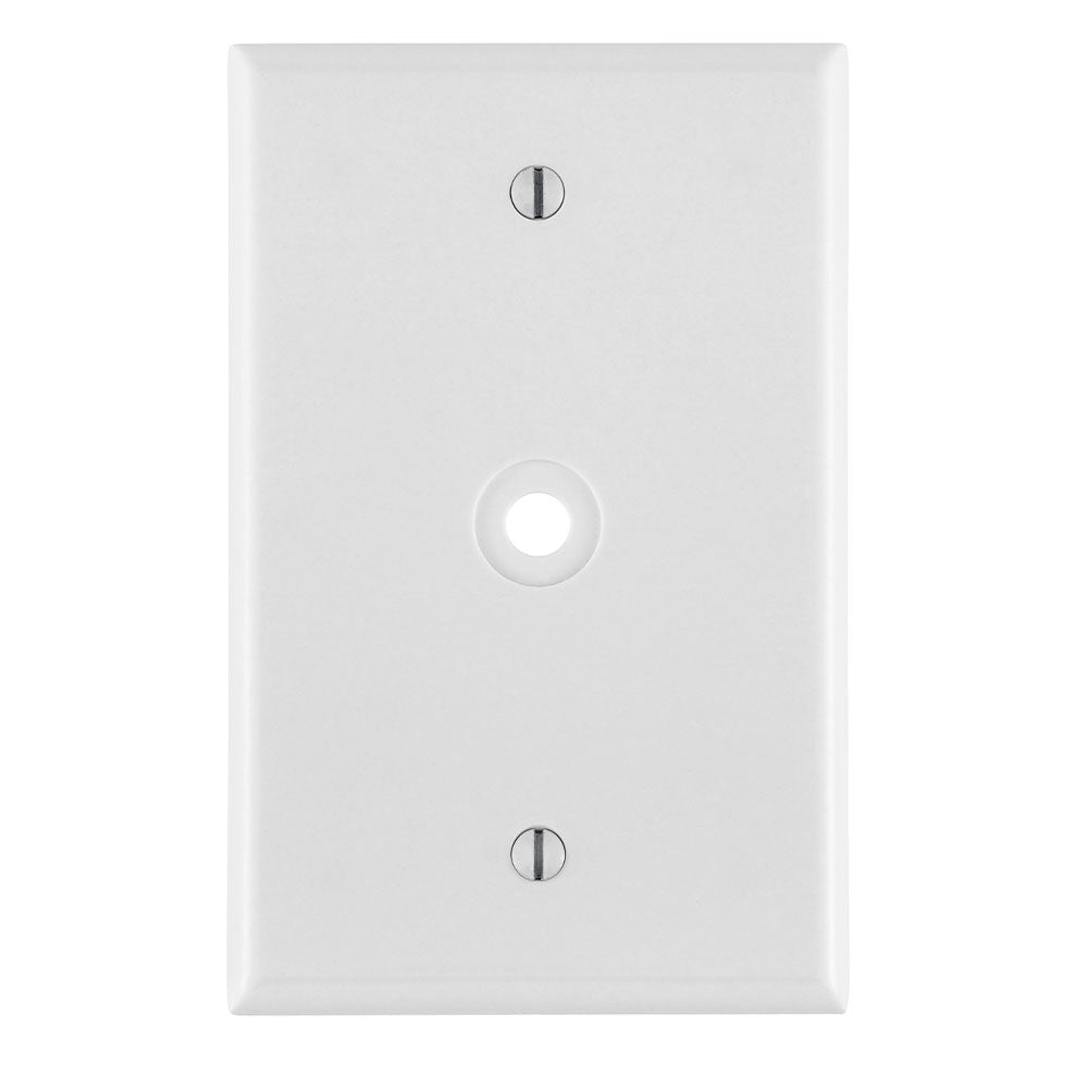 Leviton 80513-W Hole Device Telephone/Cable White