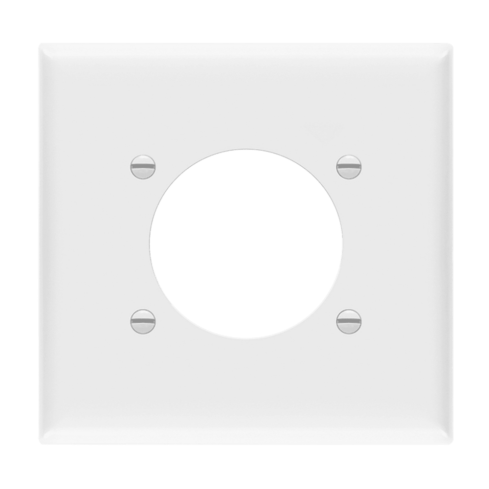 Single Receptacle Power Outlet Wall Plate