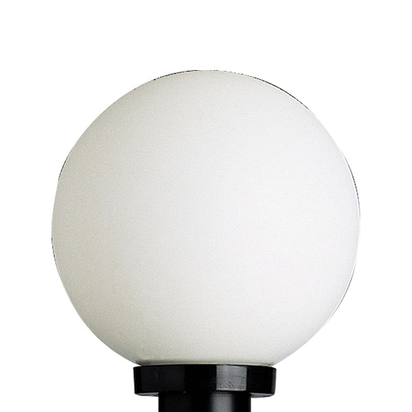 Progress Lighting P5478-60 Acrylic Globe 1-Light Post Lantern, Matte Black