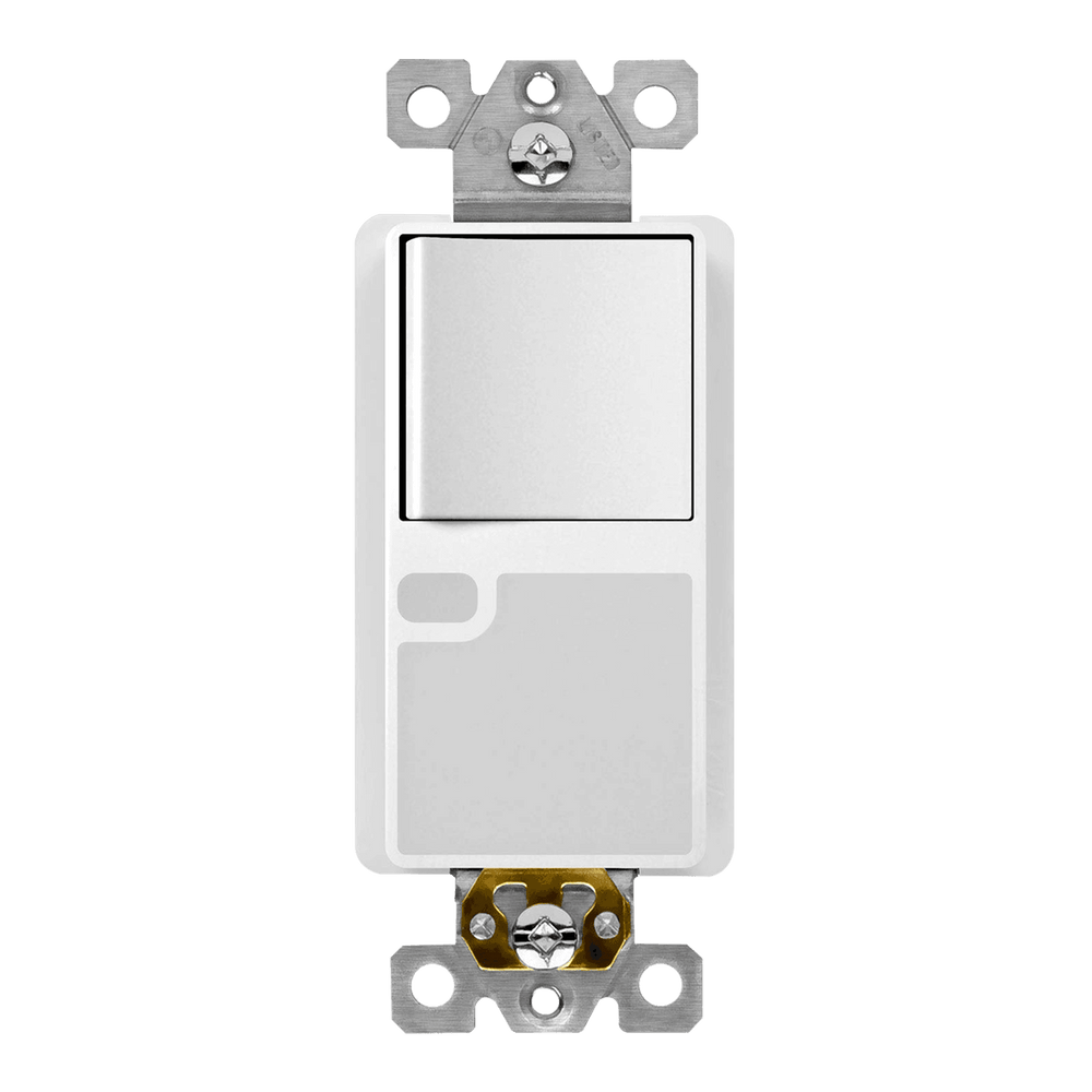 Residential Grade Decorator Switch, Three-Way with Guide Light