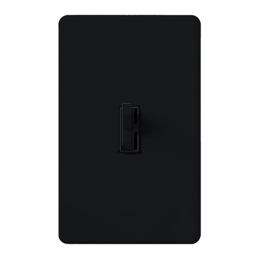Lutron Ariadni Dimmer Switch, 1000W, Incandescent/Halogen Only, 120V, Single Pole/3-Way, AY-103P-BL, Black