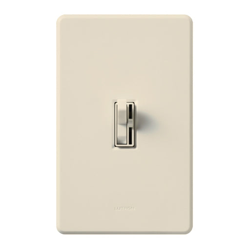 Lutron Ariadni 3-Wire Dimmer for Ballasts/LED Drivers, 1000W/6A, Single Pole/3-Way. Neutral Required, 277V, AYF-103P-277-LA, Light Almond