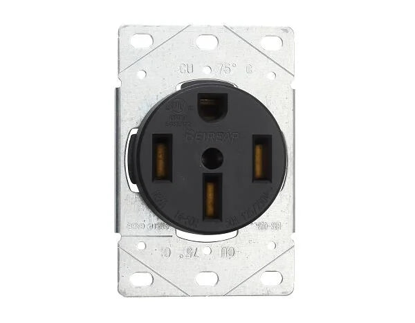 PLS-BAS-023 - 50A 125V/250V Flush Mount Power Outlet
