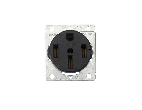 PLS-BAS-023A - 50A 125V/250V Flush Mount Power Outlet (Alt)