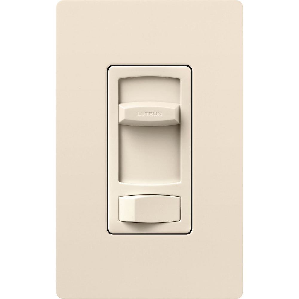 Lutron Skylark Contour LED+ Dimmer Switch, No Neutral Required, 150W LED or 600W Inc/Hal, 120V, Single Pole/3-Way, CTCL-153P-LA, Light Almond