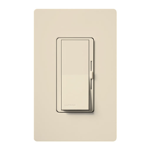 Lutron Diva 3-Wire Dimmer Switch for Ballasts/LED Drivers, 1000W/6A, Single Pole/3-Way,Neutral Required, 277V, DVF-103P-277-IV, Ivory