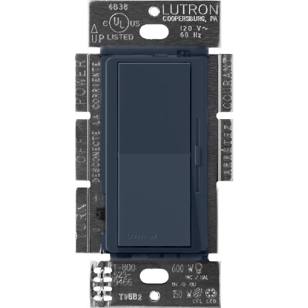 Lutron Diva ELV Dimmer Switch w/ Night Light, 300W, Single Pole, Neutral Required, 120V, DVSCELV-300P-DE, Deep Sea