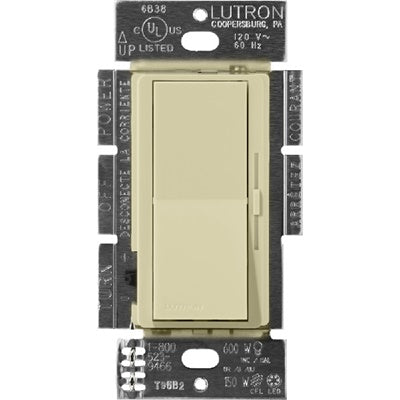 Lutron Diva MLV Dimmer Switch w/ Night Light, 450W (600VA), Single Pole, No Neutral Required, 120V, DVSCLV-600P-SA, Sage