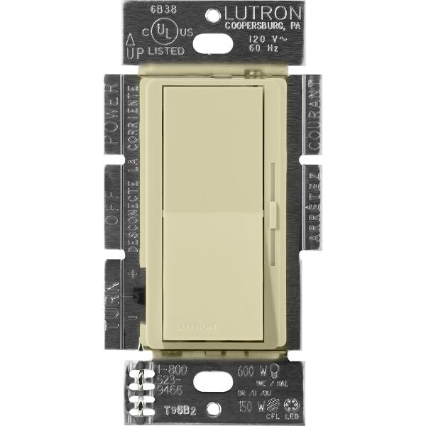 Lutron Diva 0-10V Dimmer Switch, 8A, 50mA Sink, Single-Pole/3-Way, No Neutral Required, 120V, DVSCSTV-SA, Sage