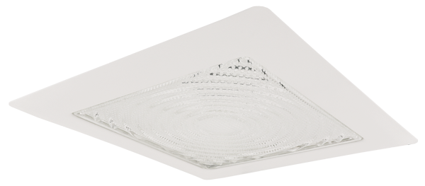 8" Square Trim with Fresnel Lens