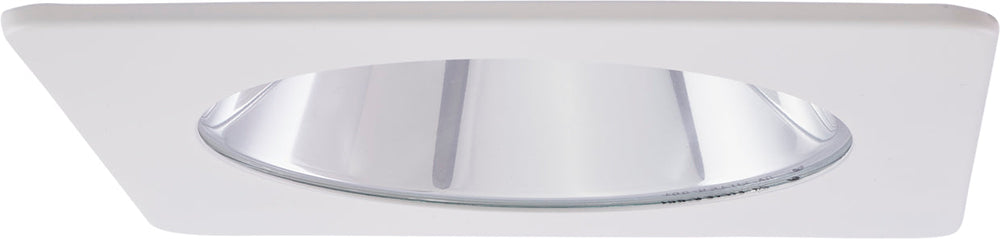 4" Square Shower Trim with Clear Lens