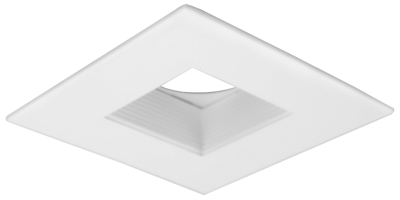 4" Square Trim Metal Baffle