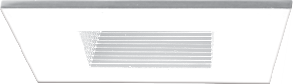 4" Square Die-Cast Baffle Trim