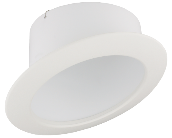 6" Sloped Reflector with Coil Springs Trim
