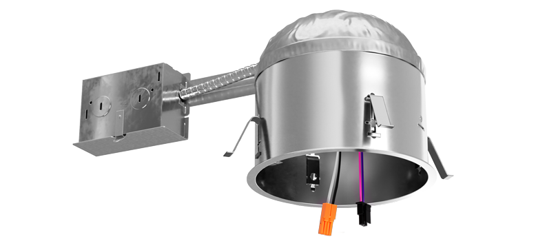 6" 0-10V Shallow Remodel Dedicated LED Housing