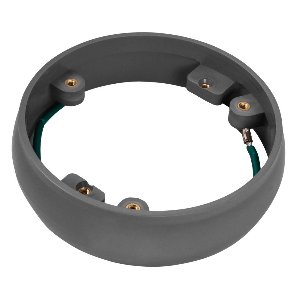 Leveling ring for round floor box covers