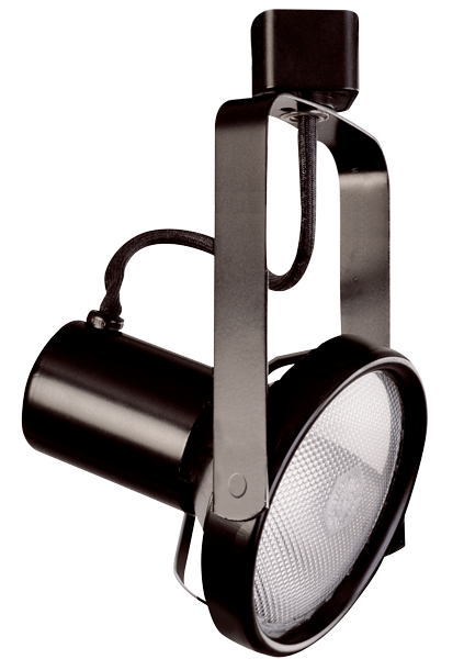 PAR 38 Line Voltage Front Loading Adjustable Gimbal Track Fixture