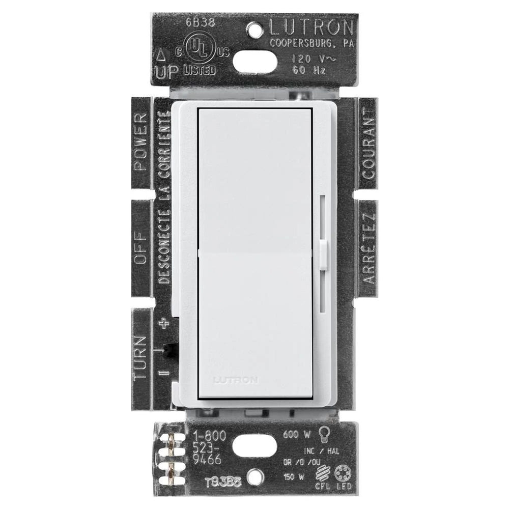 Lutron Diva LED+ Dimmer Switch, 150W LED, Single Pole/3-Way, No Neutral Required, 120V, DVSCCL-153P-MI, Mist