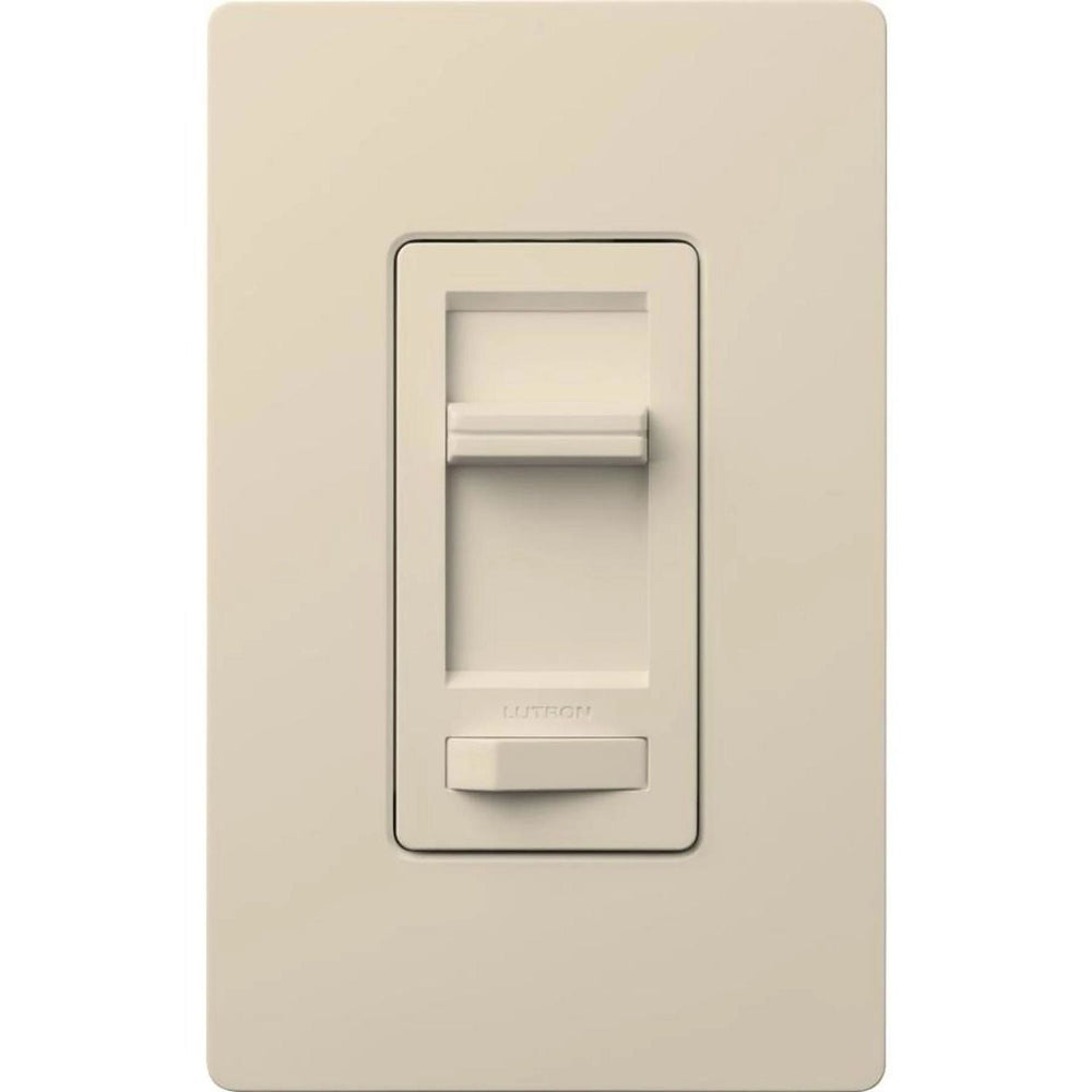 Lutron Lumea Quiet 3-Speed Fan Control, No Neutral Required, 1.5A 3-Speed Ceiling Fan, 120V, Single Pole/3-Way, LEFSQ-FH-LA, Light Almond