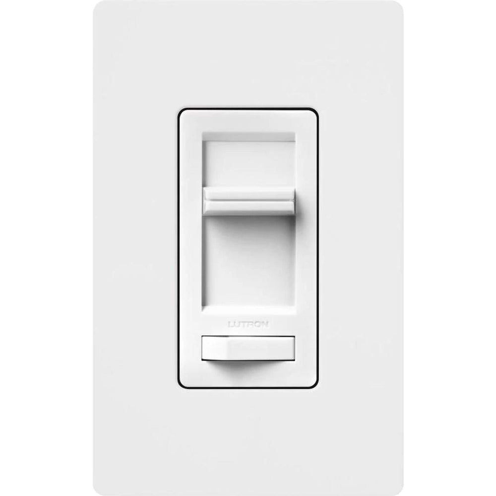 Lutron Lumea Quiet 3-Speed Fan Control, No Neutral Required, 1.5A 3-Speed Ceiling Fan, 120V, Single Pole/3-Way, LEFSQ-FH-WH, White