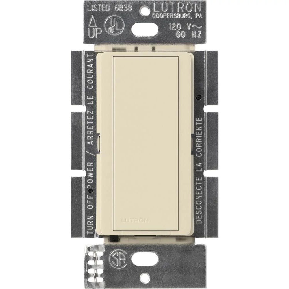 Lutron Maestro Companion Dimmer Switch, Multi-Location Dimmer for Maestro Dimmers/Timers/Sensors, Not For Stand-Alone Use, MA-AS-LA, Light Almond