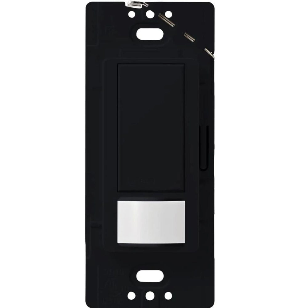 Lutron Maestro Motion Sensor Switch, Ground or Neutral Required, 2A Lighting, 120V, Single Pole, MS-OPS2-MN, Midnight