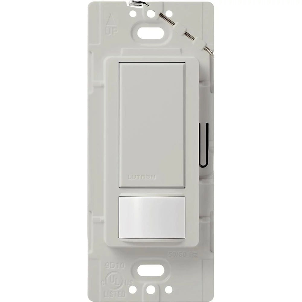 Lutron Maestro Motion Sensor Switch, Ground or Neutral Required, 2A Lighting, 120V, Single Pole, MS-OPS2-PD, Palladium