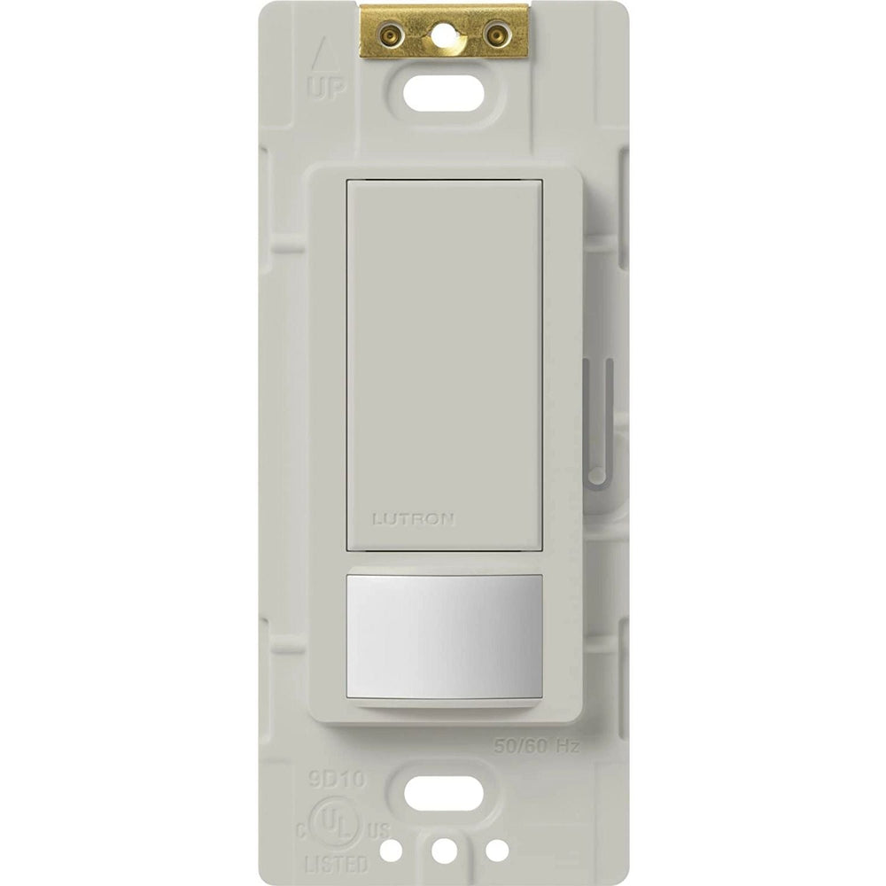 Lutron Maestro Motion Sensor Switch, Vacancy Only, Ground or Neutral Required, 2A Lighting, 120V, Single Pole, MS-VPS2-PD, Palladium