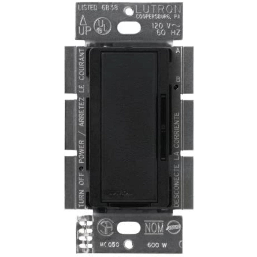 Lutron Maestro Companion Dimmer Switch, Multi-Location Dimmer for Maestro Dimmers/Timers/Sensors, Not For Stand-Alone Use, MSC-AS-MN, Midnight