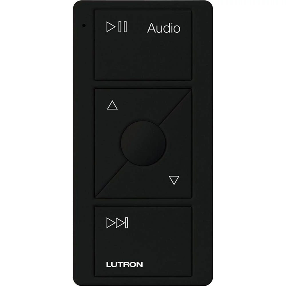 Lutron Pico Smart Remote for Audio, Works with Sonos, with Audio Icons, PJ2-3BRL-GBL-A02, Black