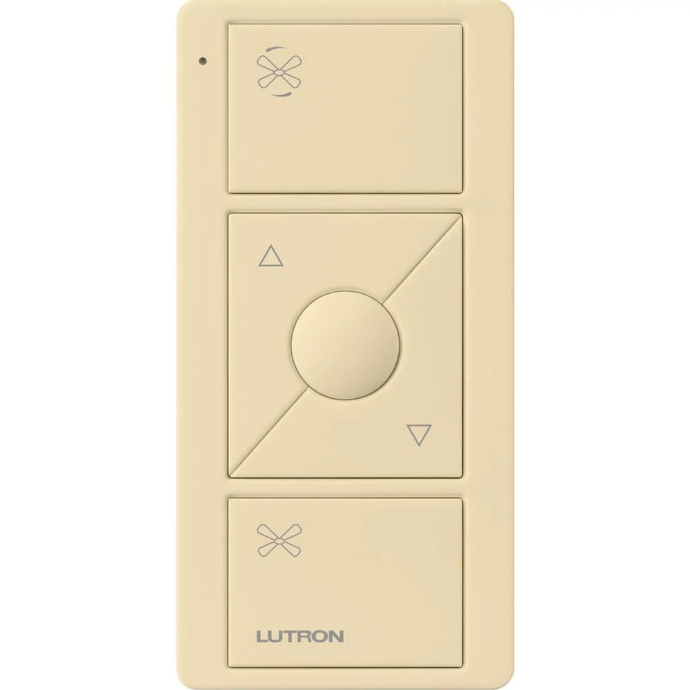 Lutron Pico Smart Remote for Fan Control, 3-Button Raise/Lower with Preset Button, PJ2-3BRL-GIV-F01, Ivory