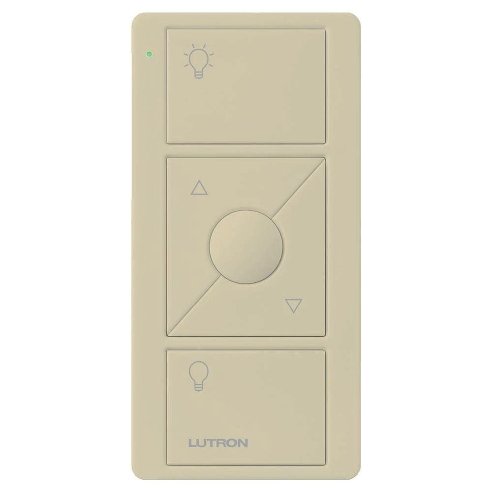 Lutron Original 3-Button Pico Smart Remote with Raise/Lower and Preset, with Light Icons, PJ2-3BRL-GIV-L01, Ivory