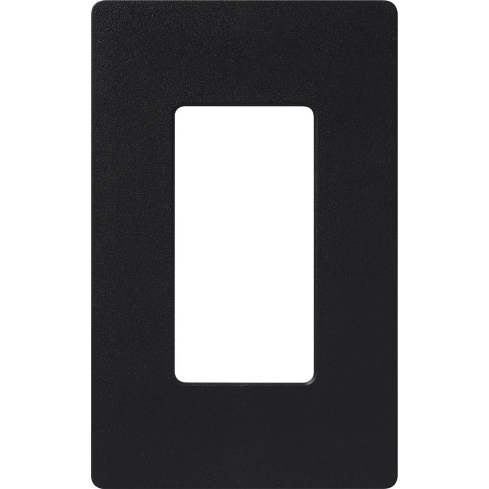 Lutron Claro 1 Gang Wall Plate for Decorator-Style Dimmers, Switches, and Outlets, Satin Finish, SC-1-MN, Midnight
