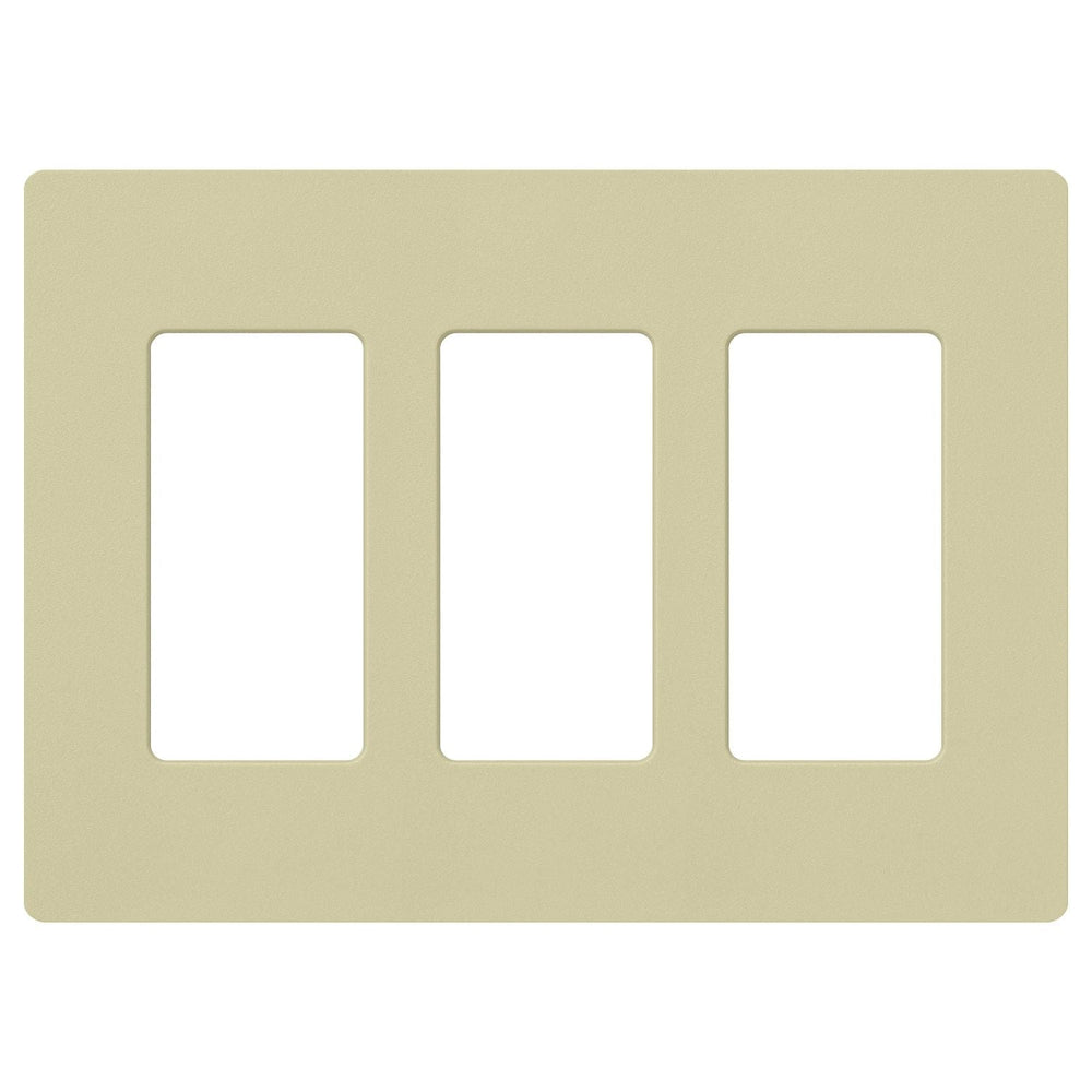 Lutron Claro 3 Gang Wall Plate for Decorator-Style Dimmers, Switches, and Outlets, Satin Finish, SC-3-SA, Sage
